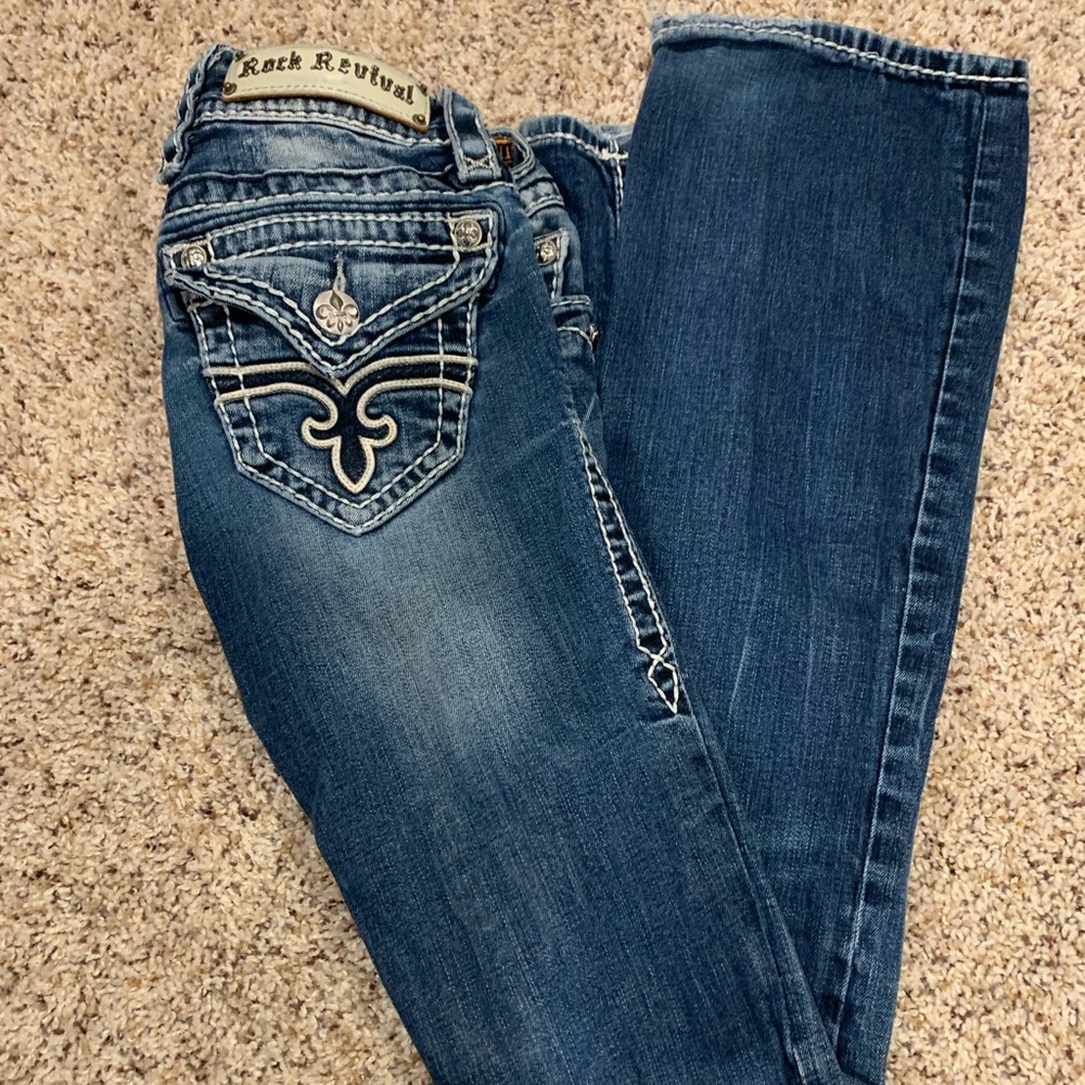 Size 24 Noelle Rock Revival Bootcut
